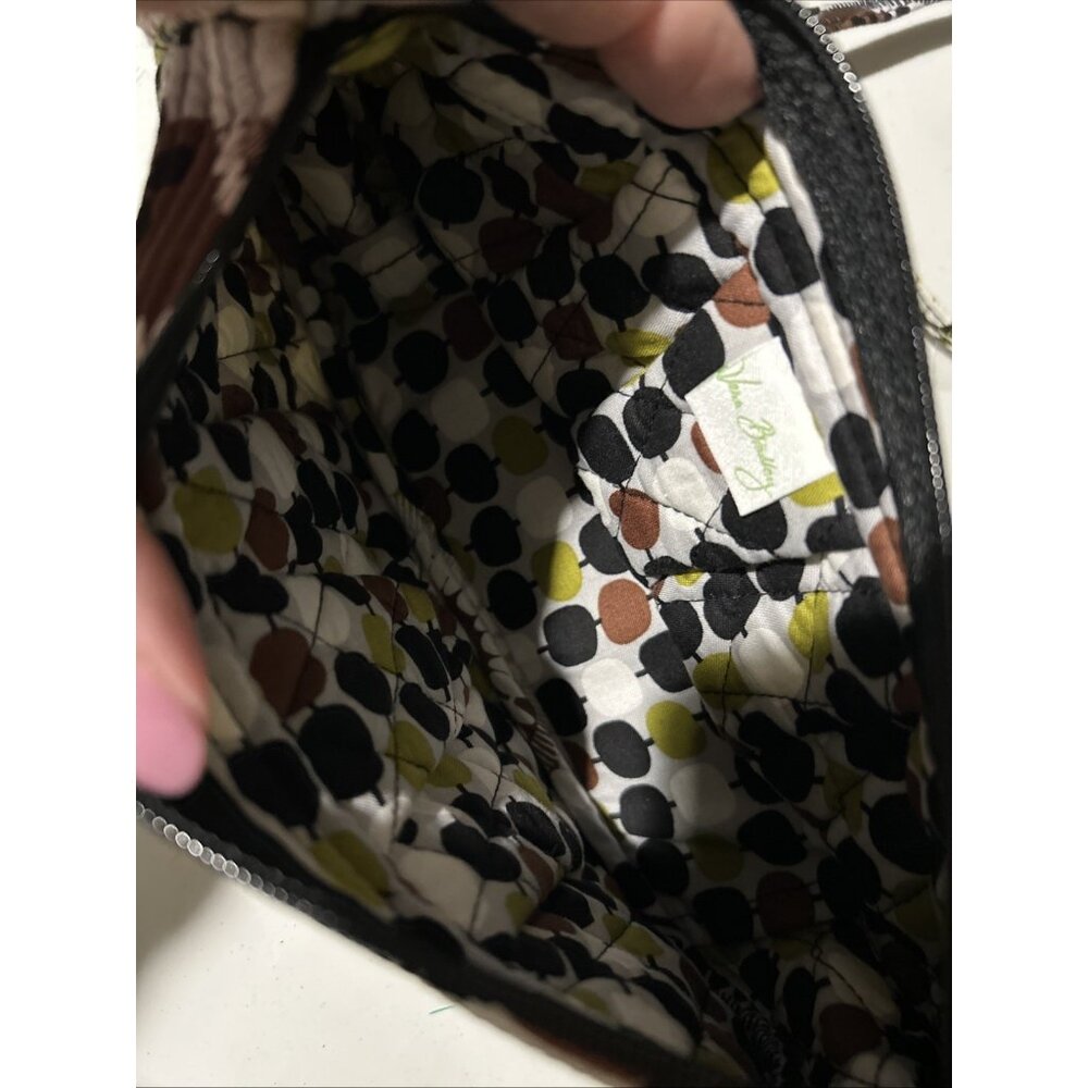 Vera Bradley Cocoa Moss Small Frannie Crossbody Shoulder Bag Coin ID Set NWOT - Picture 5 of 5